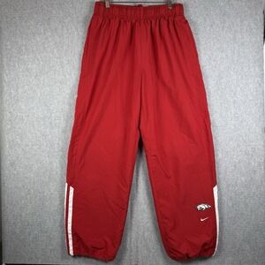 Nike Team Arkansas Razorbacks Pants Men's Size XL Windbreaker  2007 Y2K Track